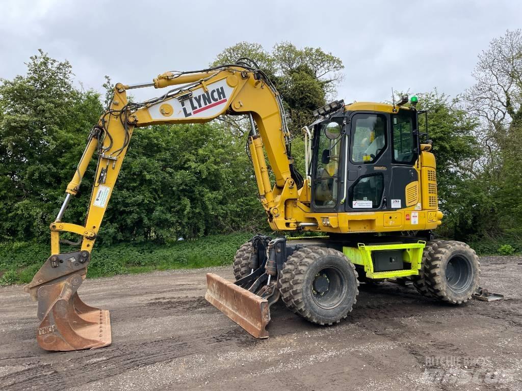 Komatsu PW 118 Kolesové rýpadlá
