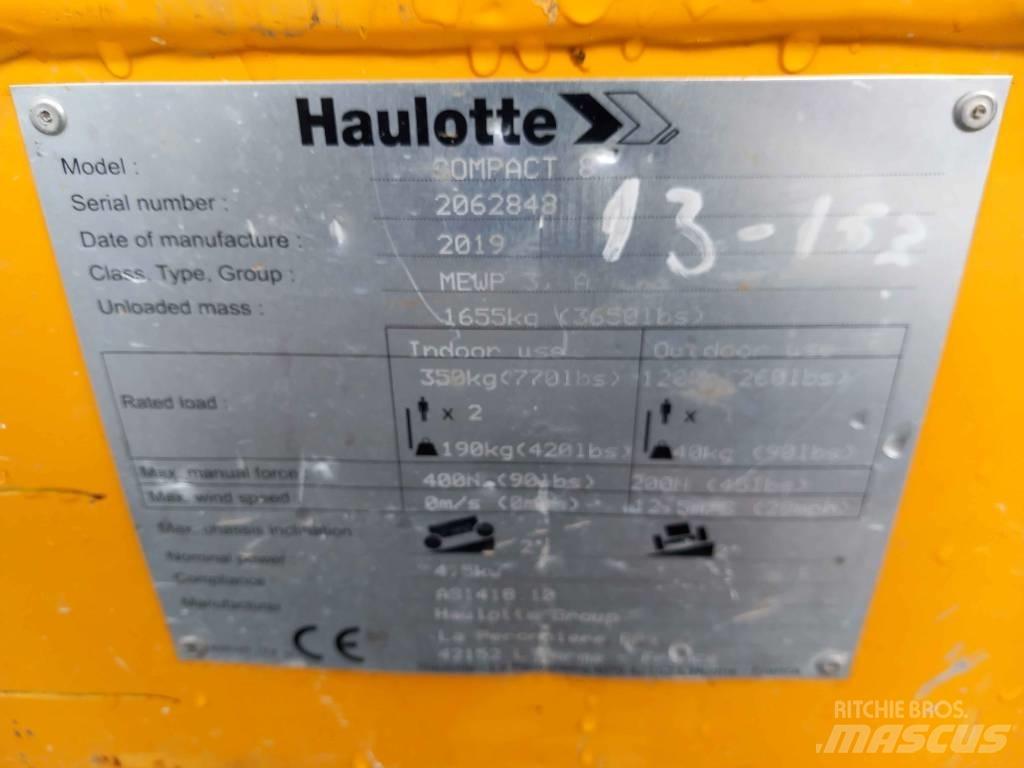 Haulotte Compact 8 Nožnicové zdvíhacie plošiny