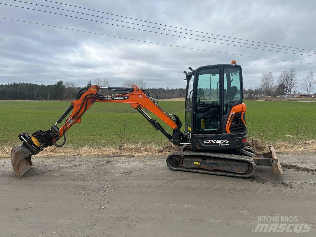 Doosan DX27 Mini rýpadlá < 7t