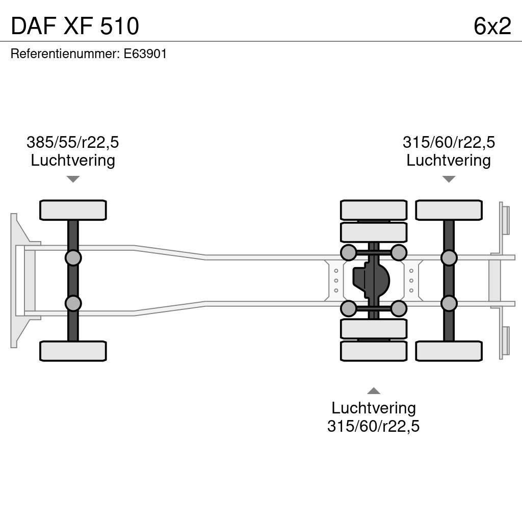 DAF XF 510 Nákladné vozidlá bez nadstavby