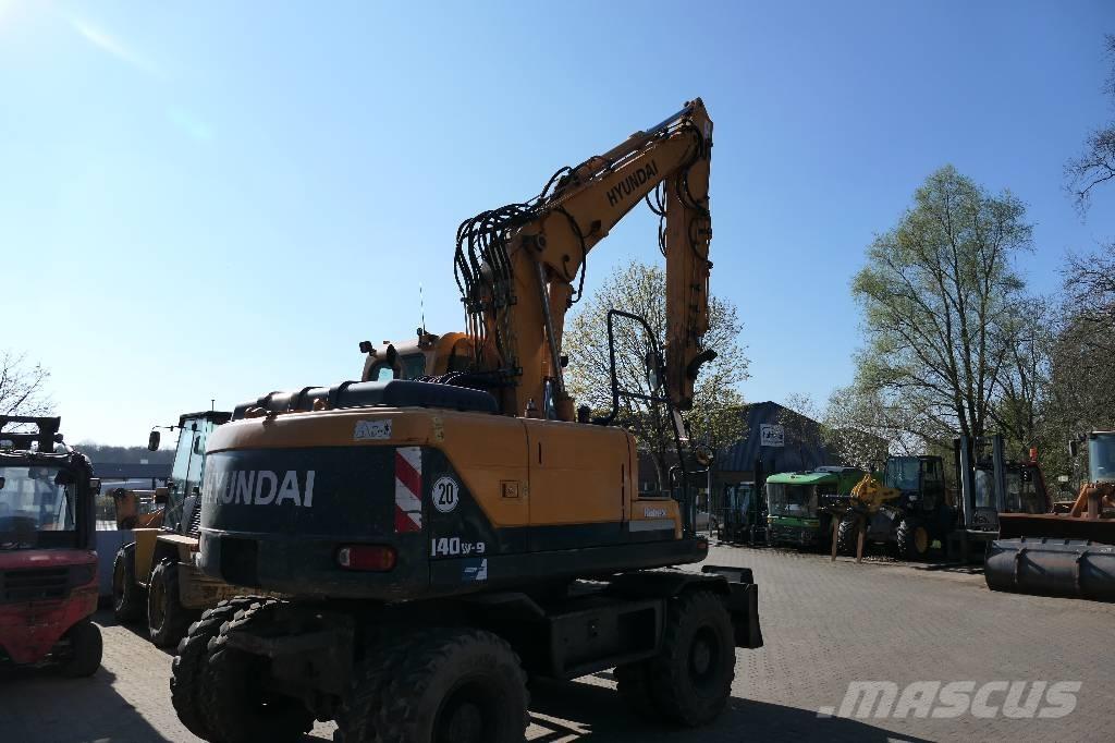 Hyundai 140-9 Kolesové rýpadlá