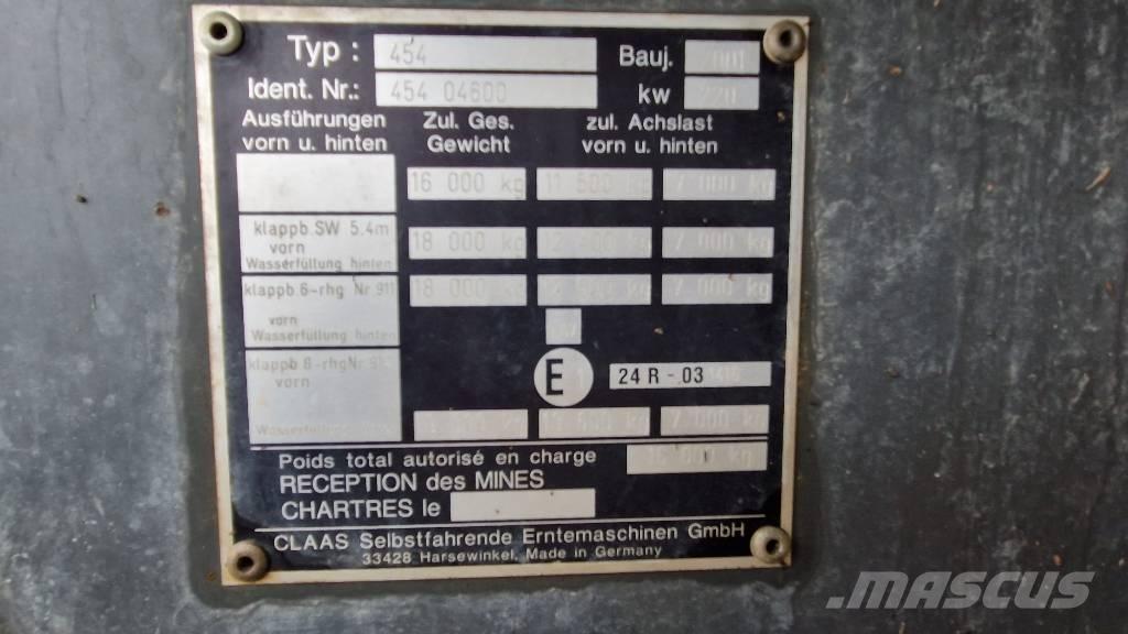 CLAAS lexion 460 Kombinované zberacie stroje