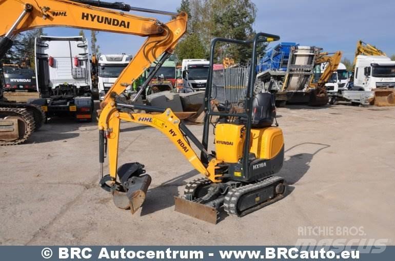 Hyundai HX10A Mini rýpadlá < 7t