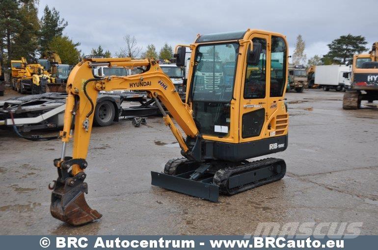 Hyundai R18-9AK Mini rýpadlá < 7t