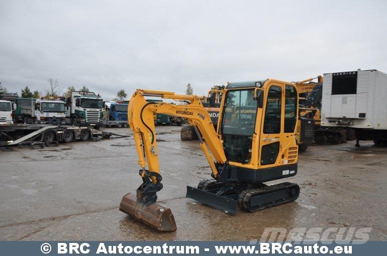 Hyundai R18-9AK Mini rýpadlá < 7t