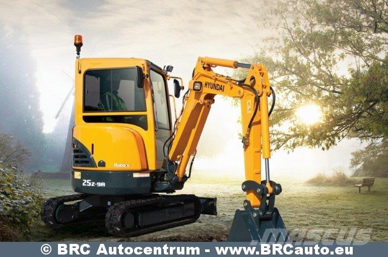 Hyundai R25Z-9AK Mini rýpadlá < 7t