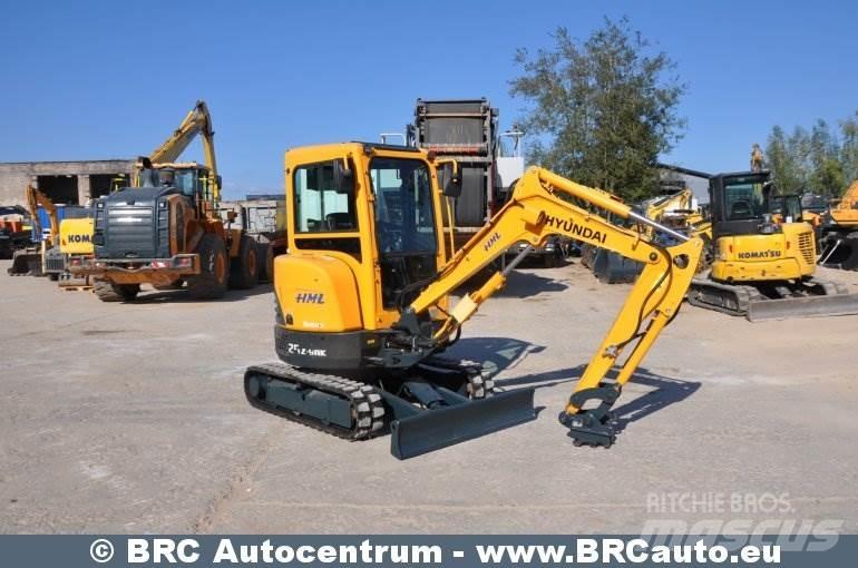 Hyundai R25Z-9AK Mini rýpadlá < 7t