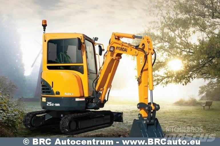 Hyundai R25Z-9AK Mini rýpadlá < 7t