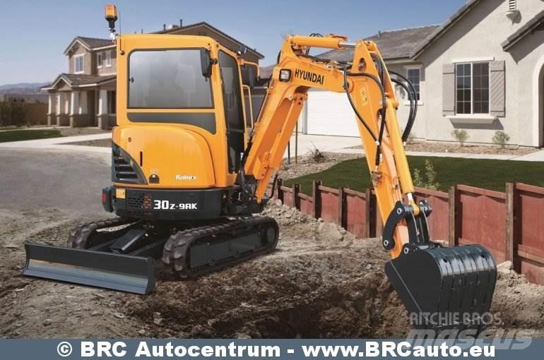 Hyundai R30Z-9AK Mini rýpadlá < 7t