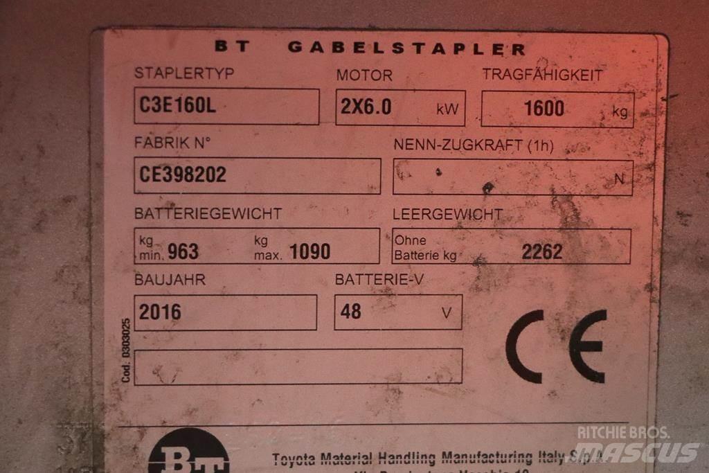 BT C3E160L Akumulátorové vozíky