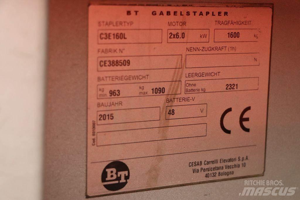 BT C3E160L Akumulátorové vozíky