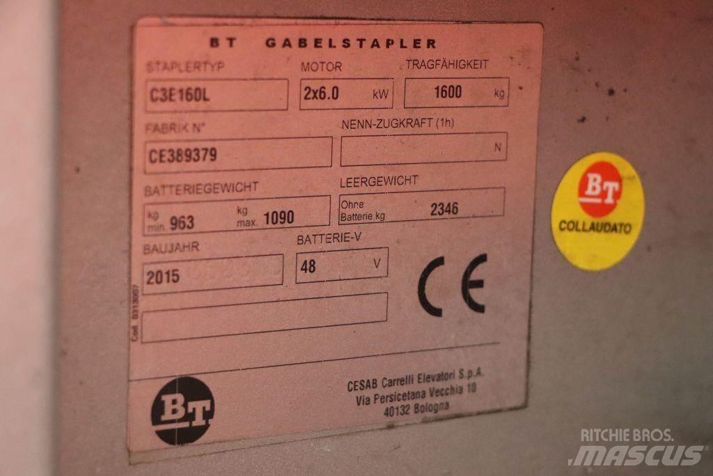 BT C3E160L Akumulátorové vozíky