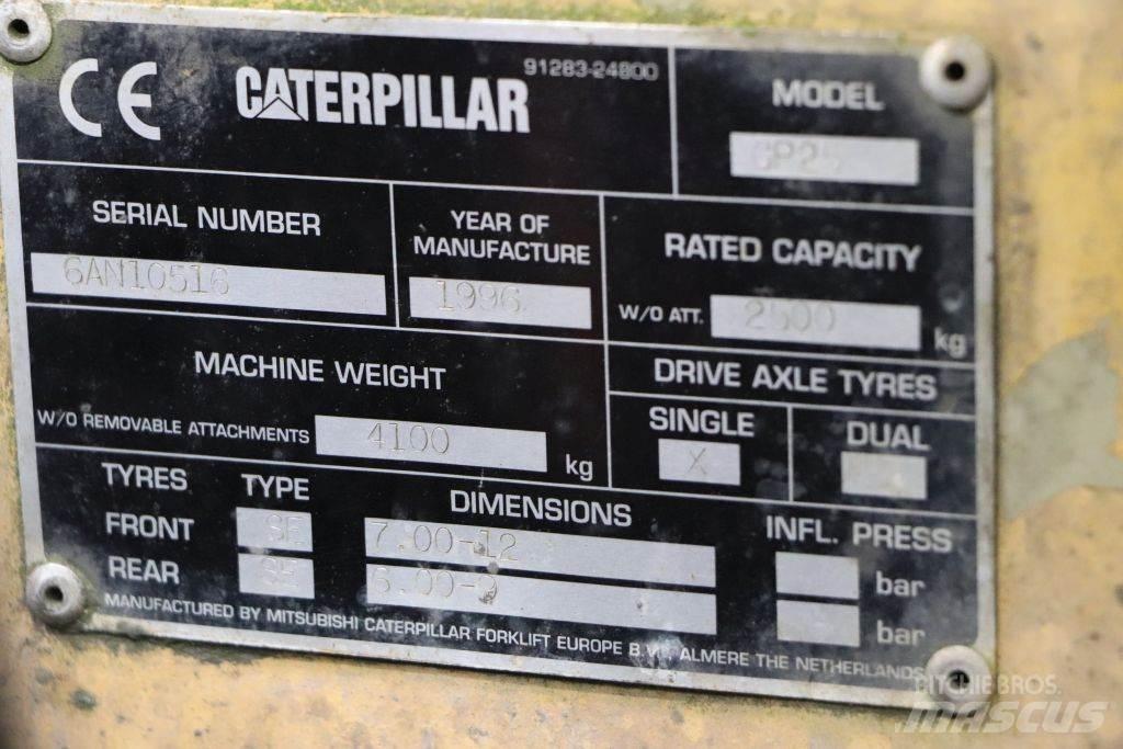 CAT GP25 LPG vozíky