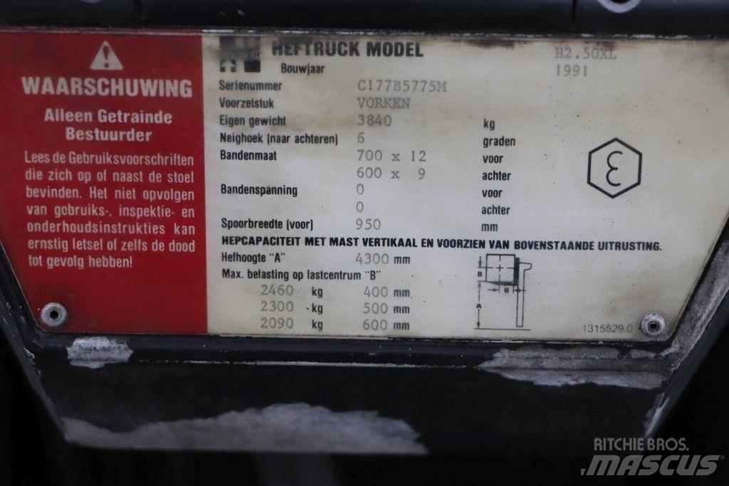 Hyster H2.50XL LPG vozíky
