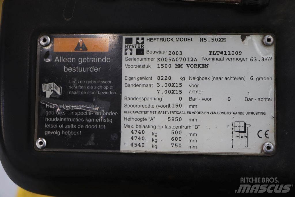 Hyster H5.50XM LPG vozíky