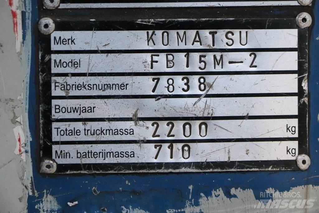 Komatsu FB15M-2 Akumulátorové vozíky