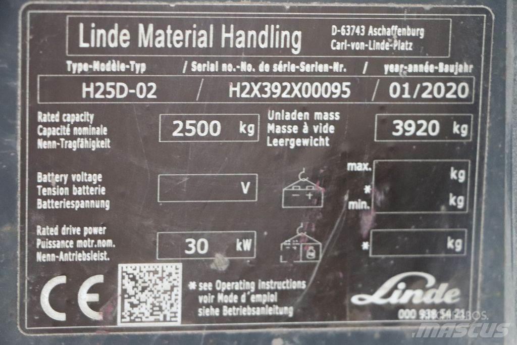 Linde H25D-02 Dieselové vozíky