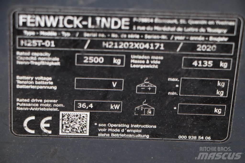 Linde H25T-01 LPG vozíky