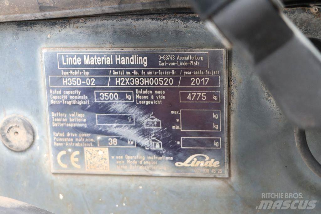 Linde H35D-02 Dieselové vozíky