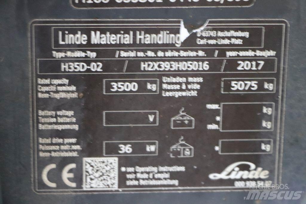 Linde H35D-02 Dieselové vozíky