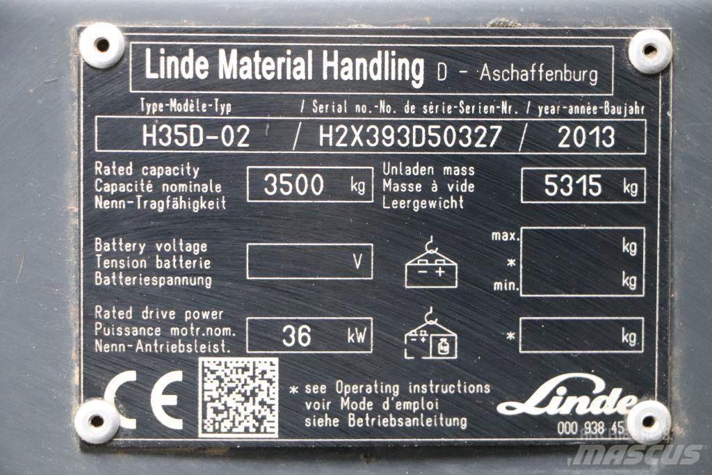 Linde H35D-02 Dieselové vozíky
