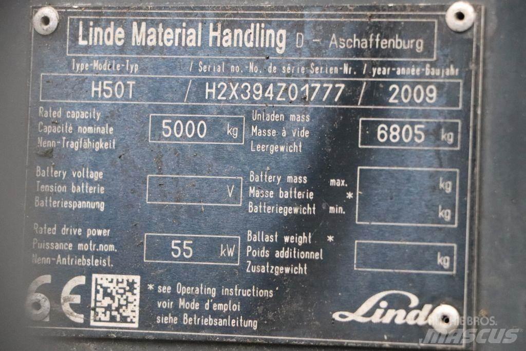 Linde H50T LPG vozíky
