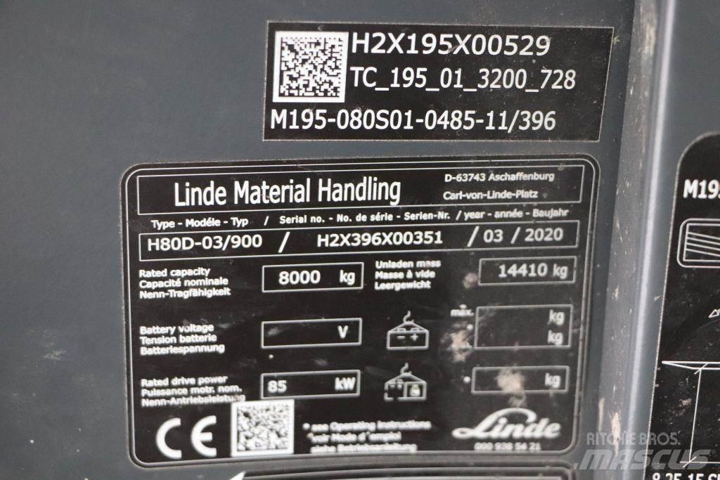 Linde H80D-03/900 Dieselové vozíky