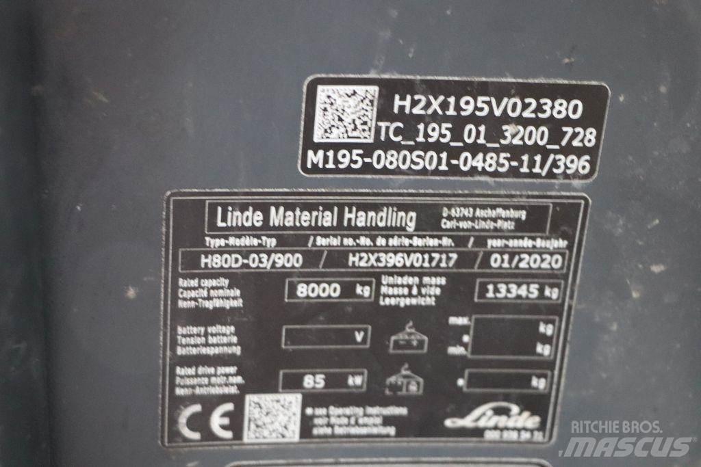 Linde H80D-03/900 Dieselové vozíky