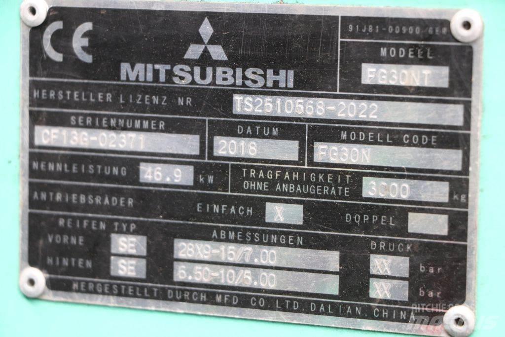 Mitsubishi FG30NT LPG vozíky