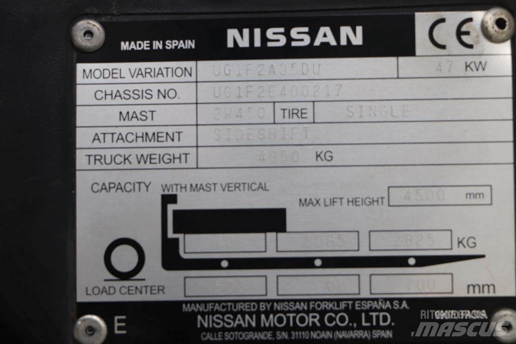 Nissan UG1F2A35DU LPG vozíky