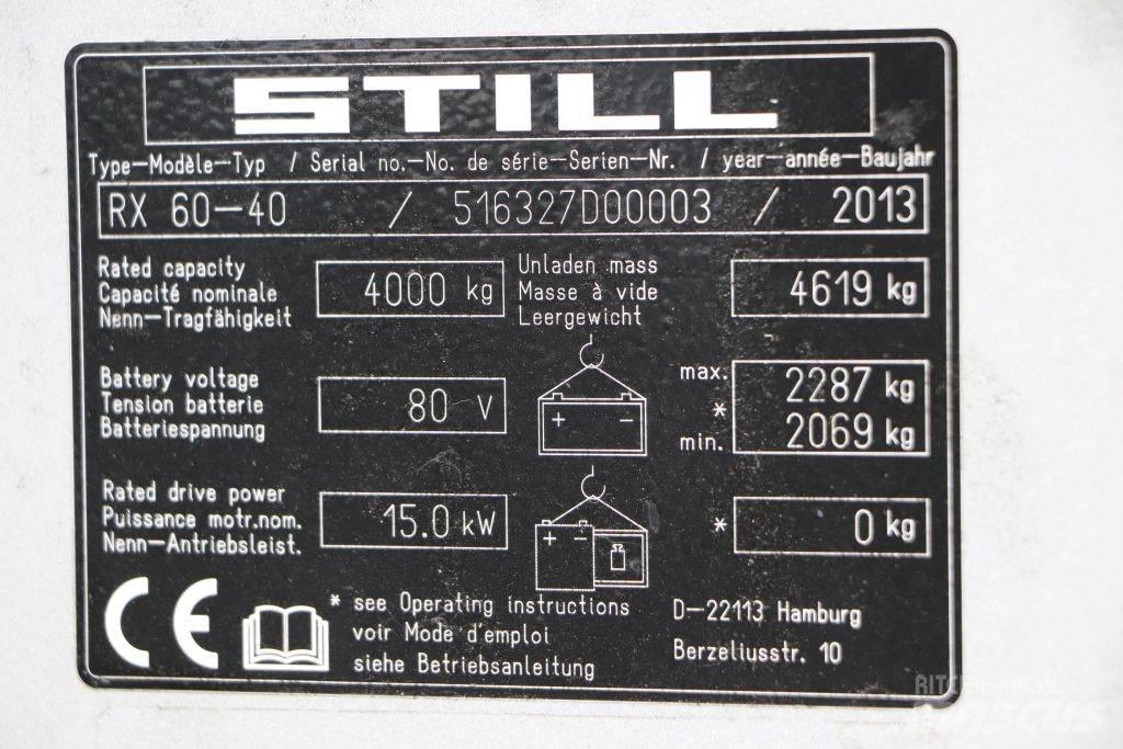 Still RX60-40 Akumulátorové vozíky