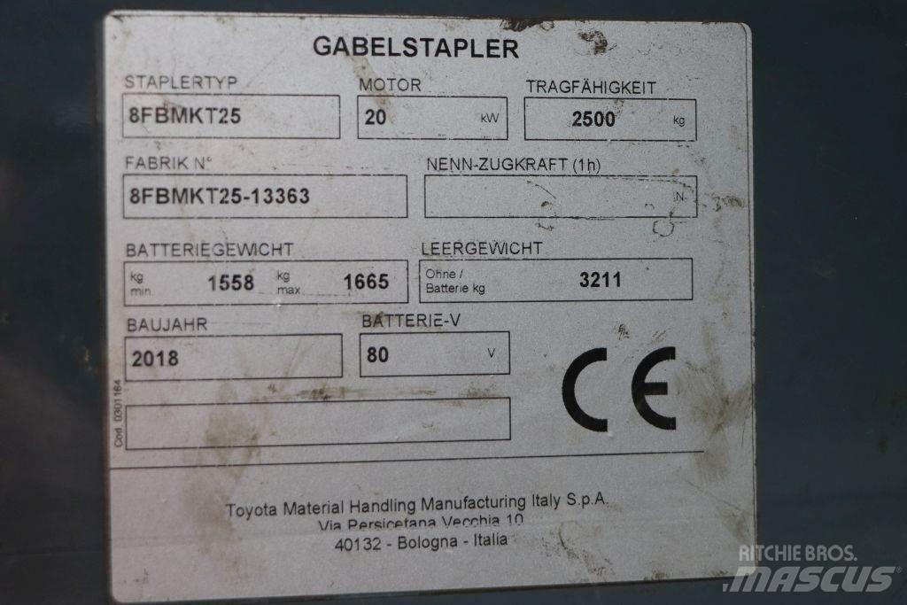 Toyota 8FBMKT25 Akumulátorové vozíky