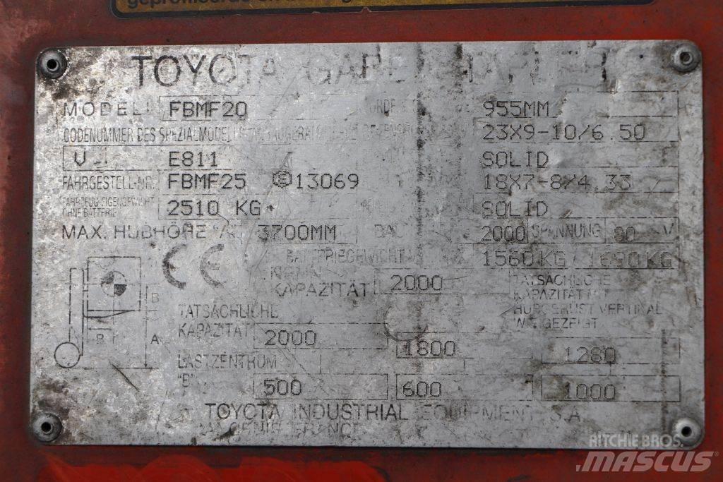 Toyota FBMF20 Akumulátorové vozíky