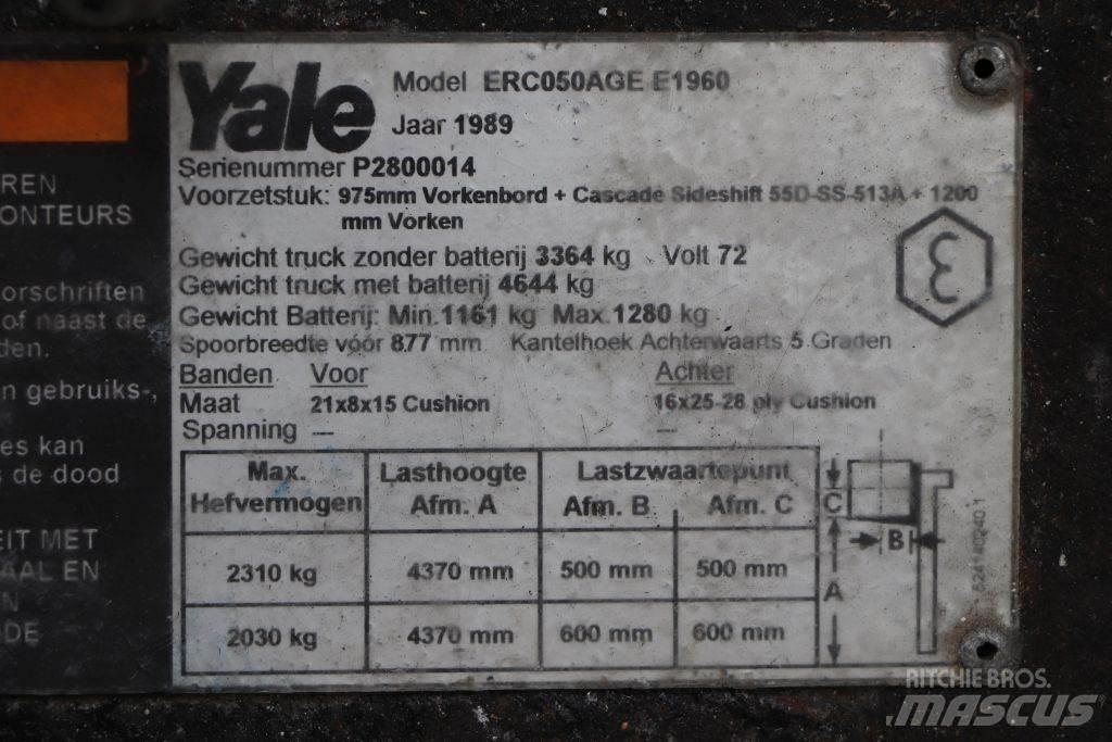 Yale ERC050AGE Akumulátorové vozíky