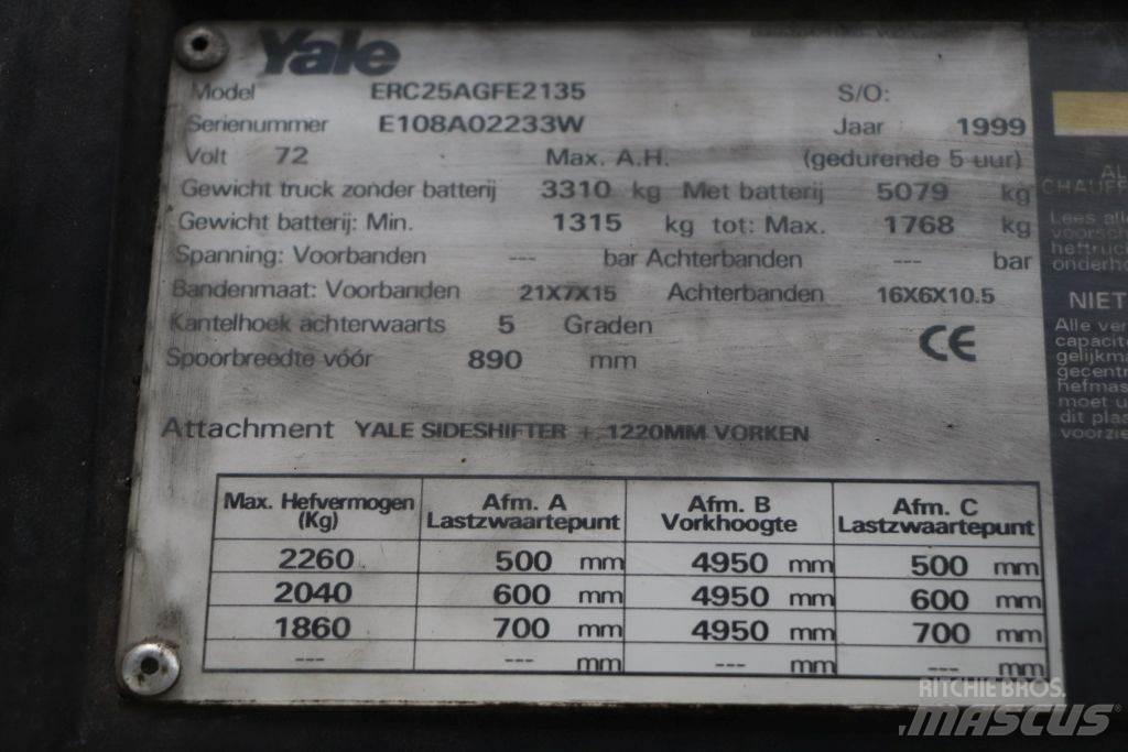 Yale ERC25AGF Akumulátorové vozíky