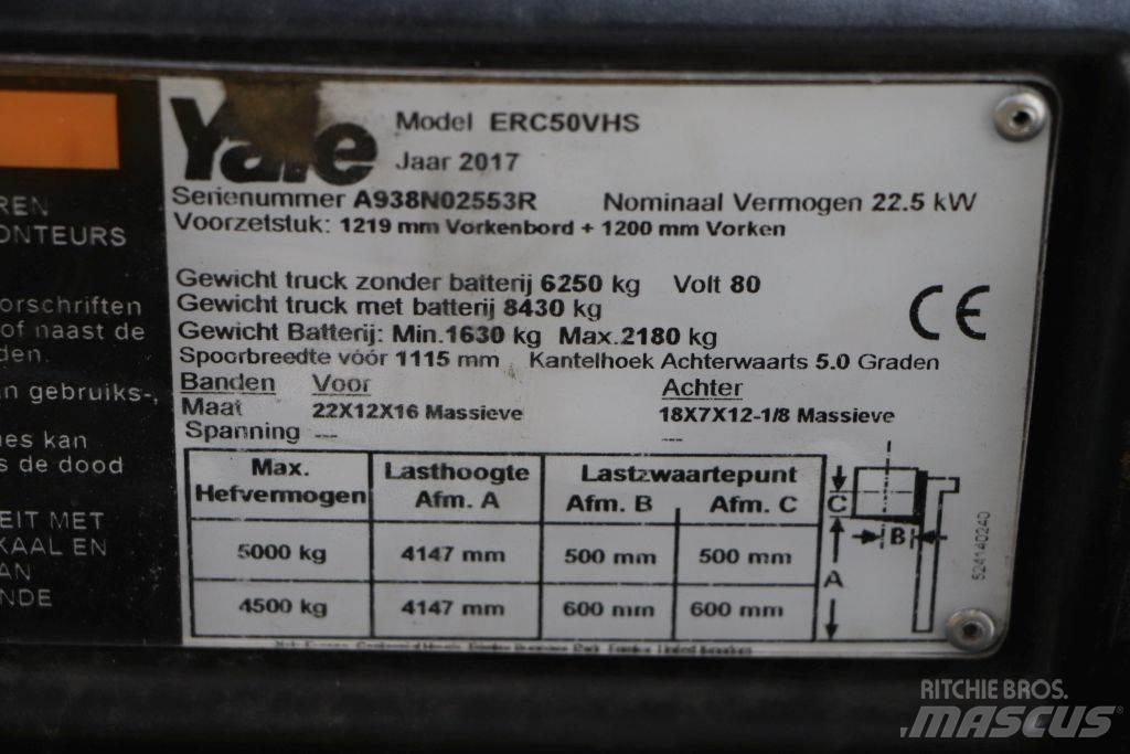 Yale ERC50VHS Akumulátorové vozíky