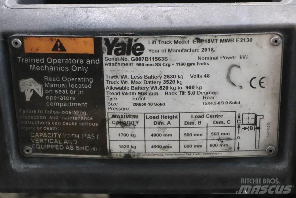 Yale ERP18VT Akumulátorové vozíky