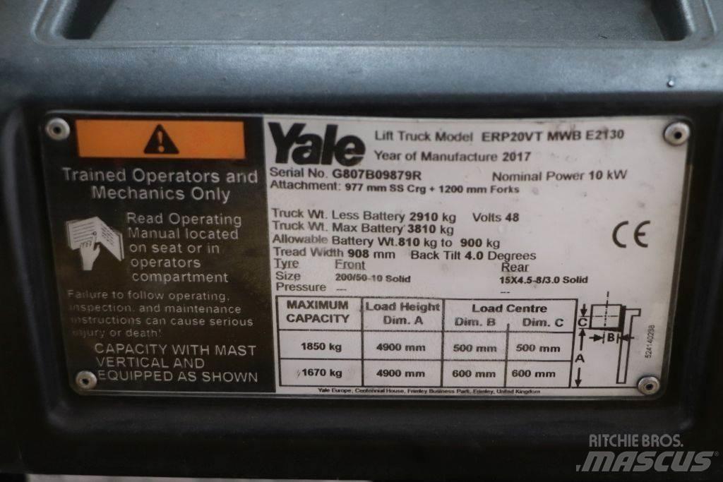 Yale ERP20VT Akumulátorové vozíky