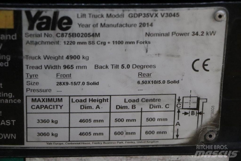 Yale GDP35VX Dieselové vozíky