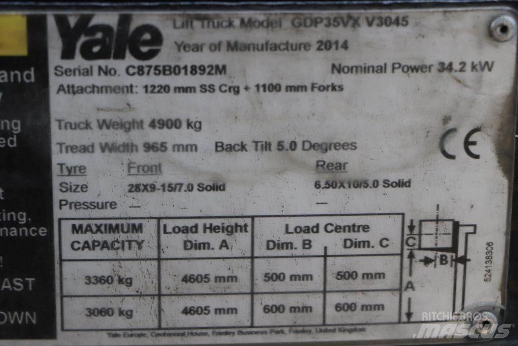 Yale GDP35VX Dieselové vozíky