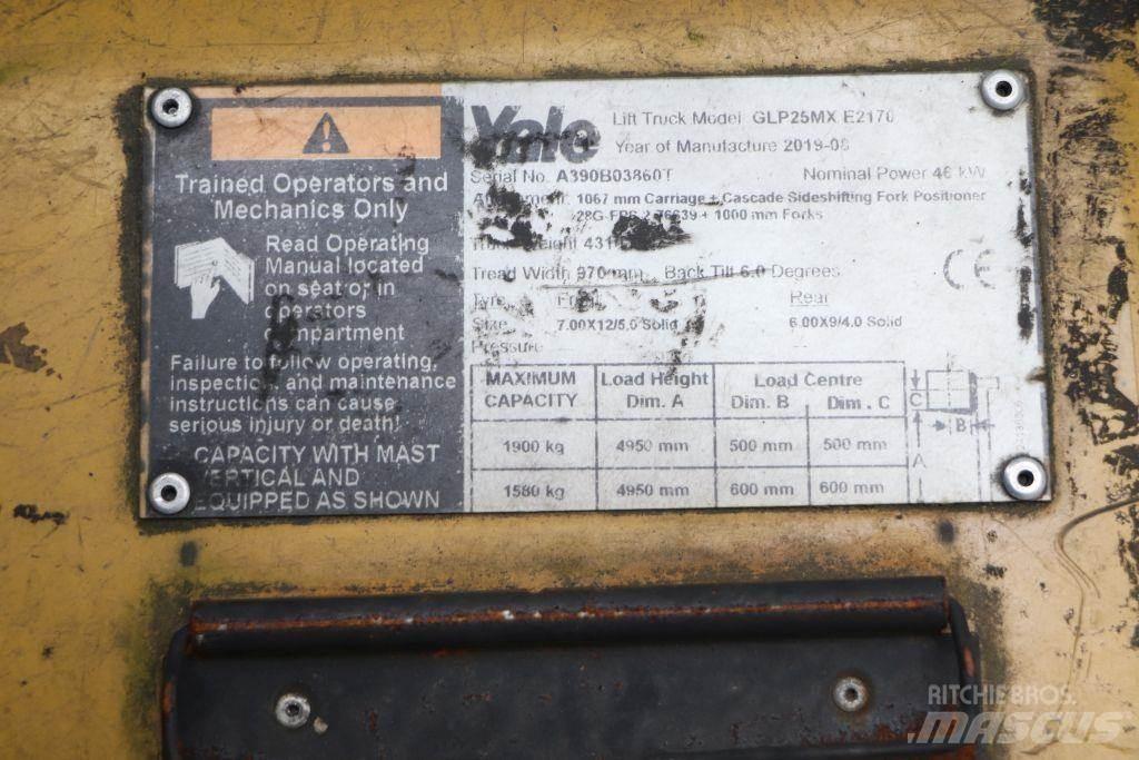 Yale GLP25MX LPG vozíky