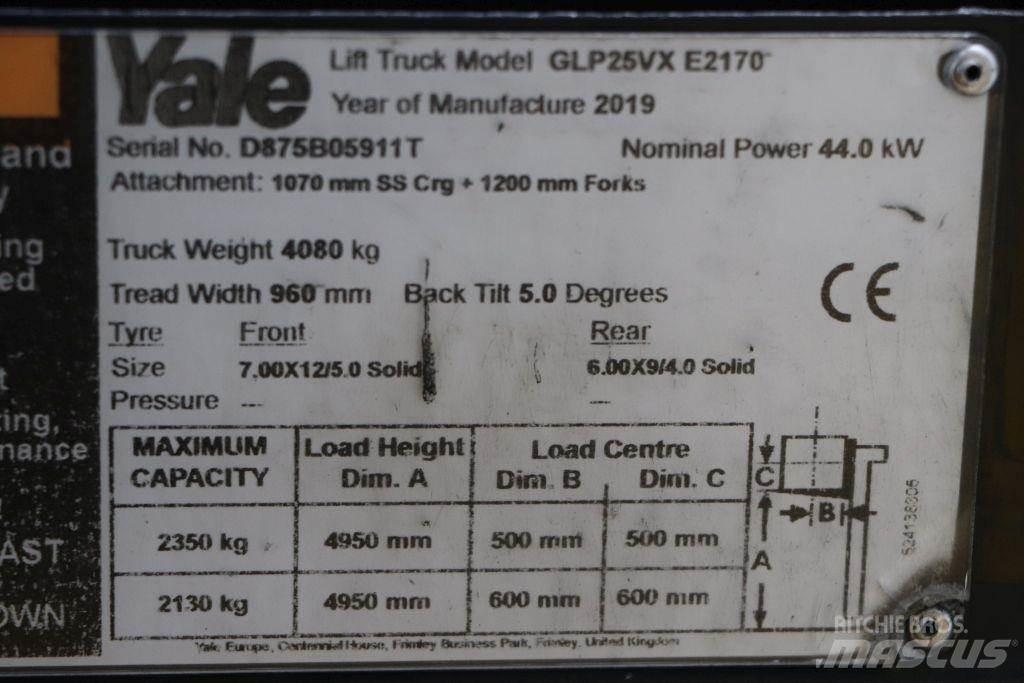 Yale GLP25VX LPG vozíky