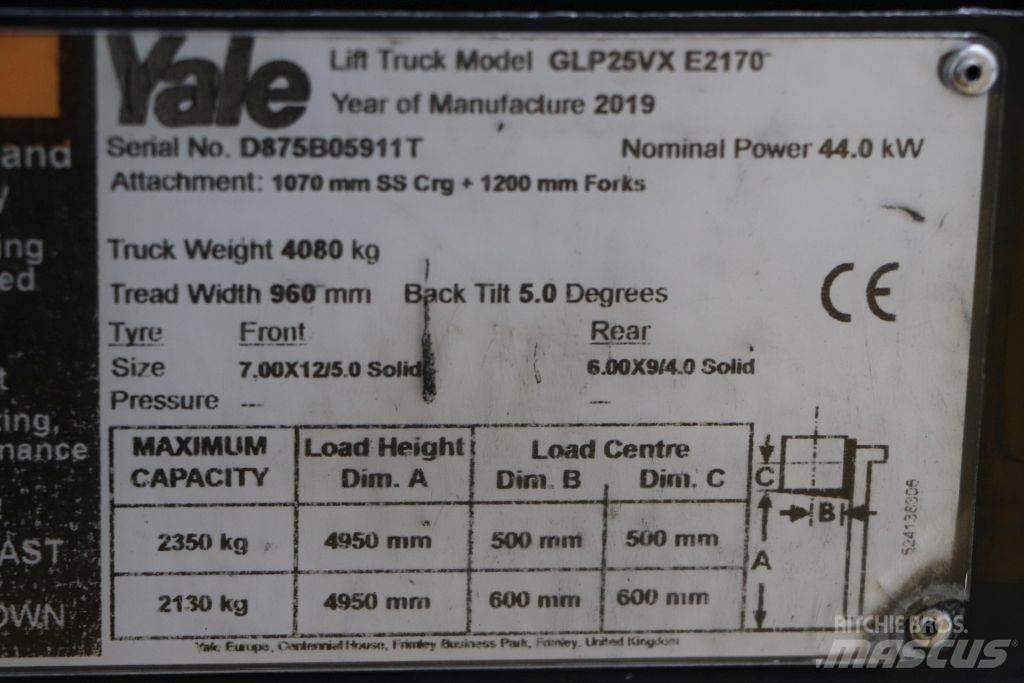 Yale GLP25VX LPG vozíky