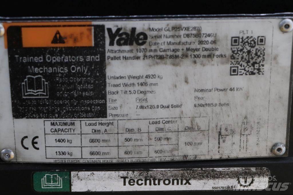 Yale GLP25VX LPG vozíky