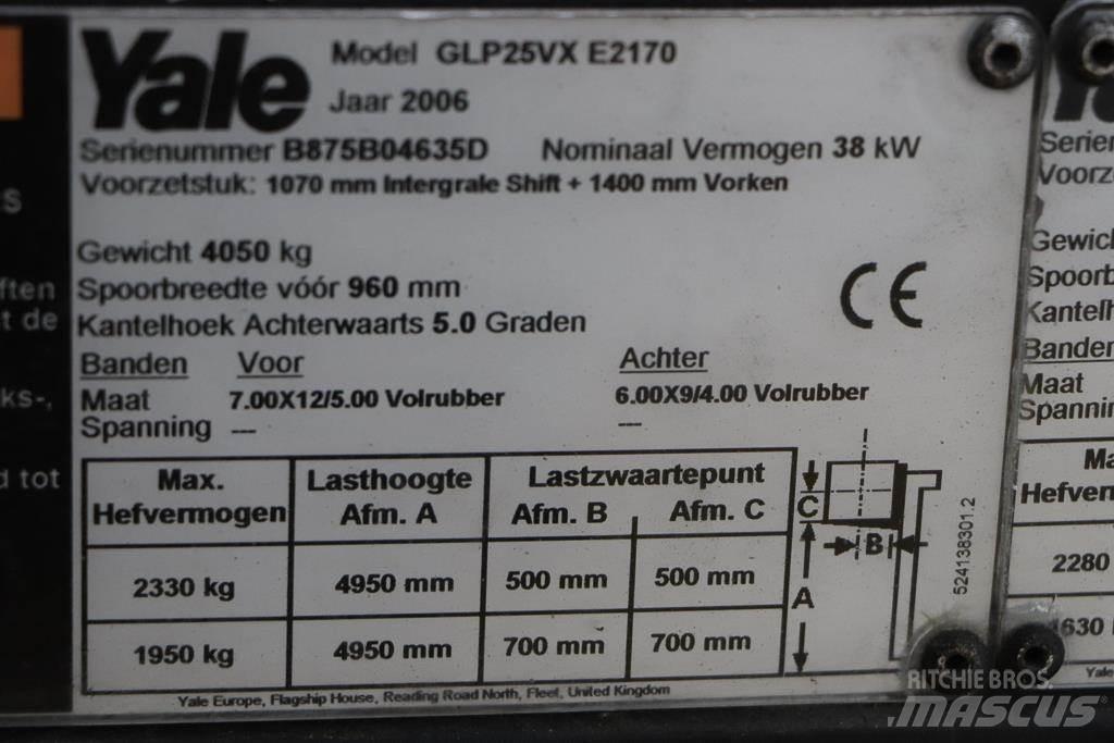 Yale GLP25VX LPG vozíky