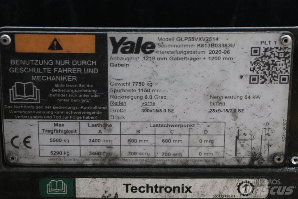 Yale GLP55VX LPG vozíky