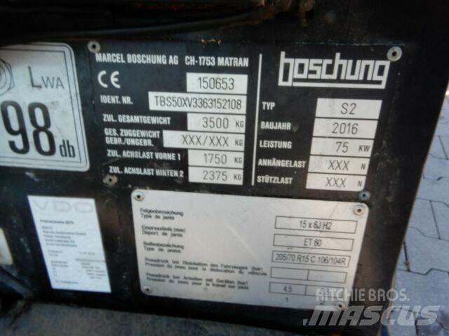 Boschung S2 Zametacie stroje