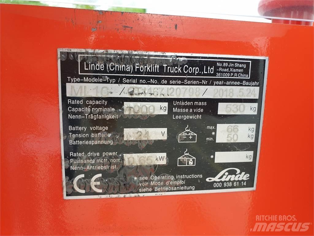 Linde #N/A Ručne vedené vysokozdvižné vozíky