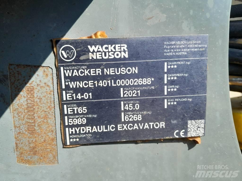 Wacker Neuson ET 65 Pásové rýpadlá