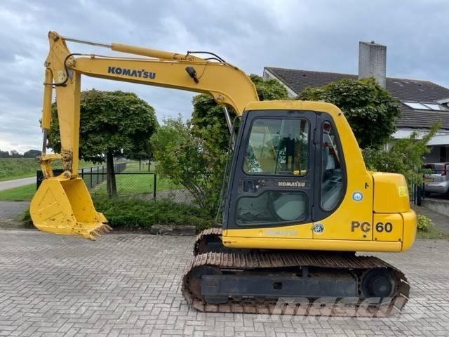 Komatsu PC 60-7 Pásové rýpadlá